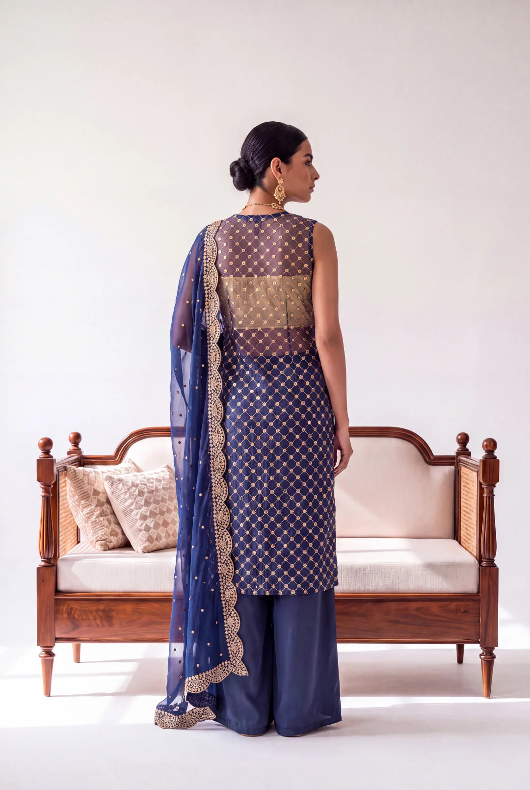 Midnight Royale – Luxury Embroidered 3-Piece Formal Suit